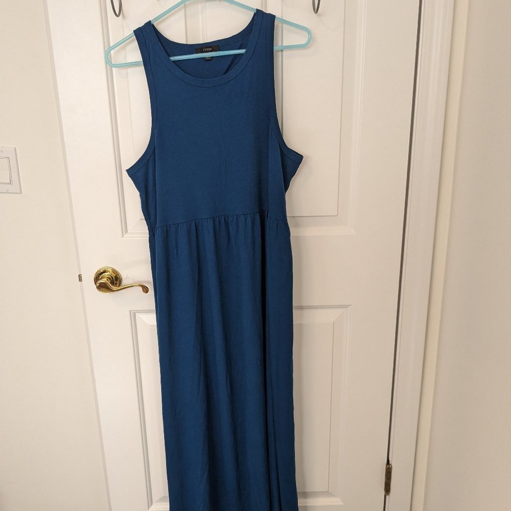 NWOT J.Crew Cotton Jersey Maxi Dress M